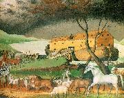 Edward Hicks Noah Ark oil on canvas